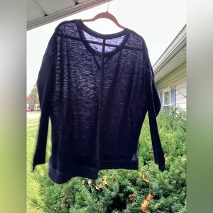 St. John's Bay Women's Royal Navy Tunic Sweater